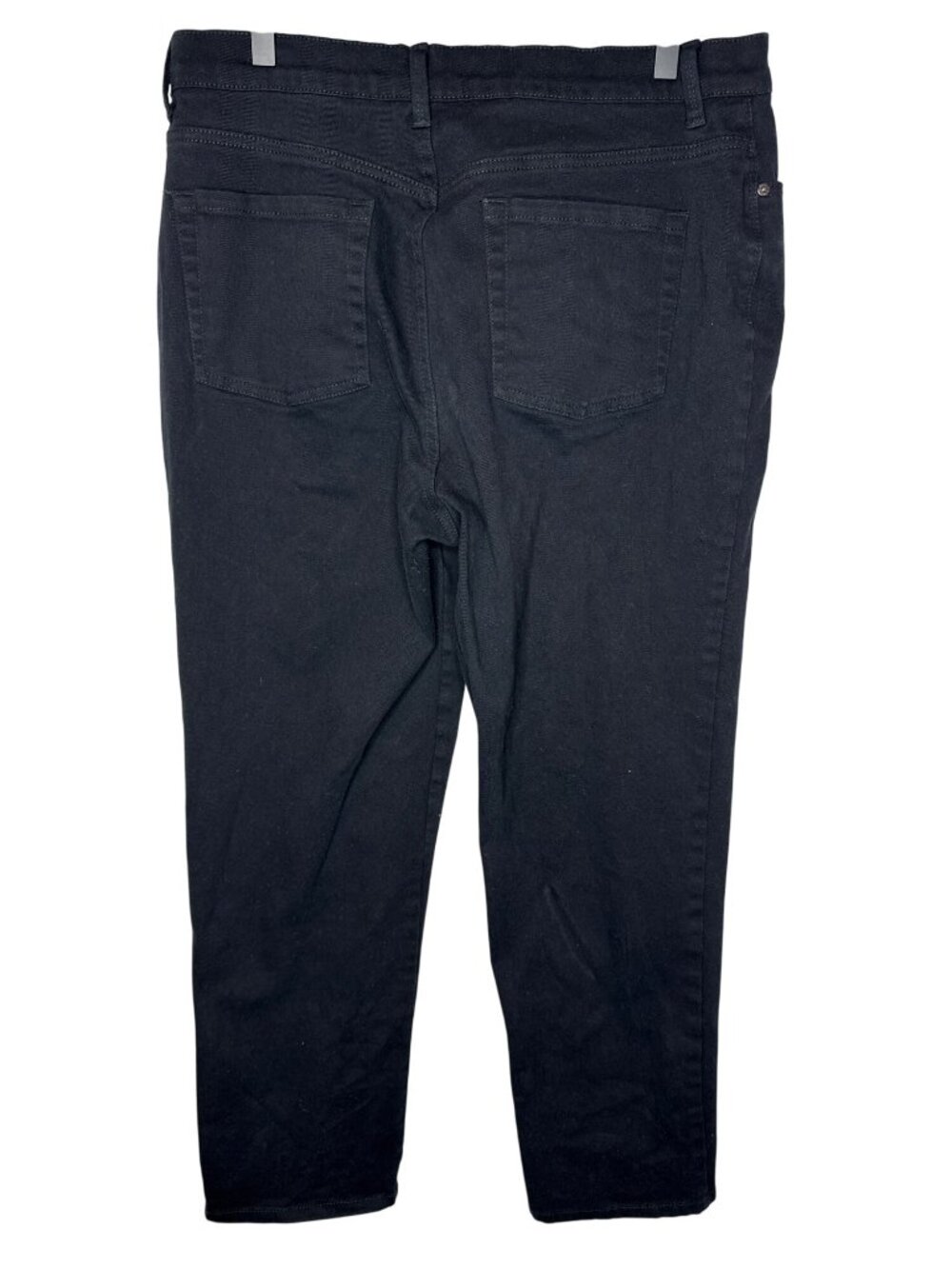 Gloria Vanderbilt Amanda Womens 16 Straight Leg Jeans Black Stretch Denim - Picture 2 of 9